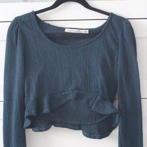 Cropped Sweater and Pencil Skirt Set